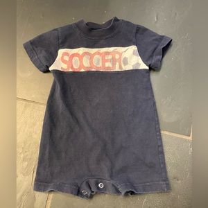 Boy’s Size 12 months Soccer Onesie